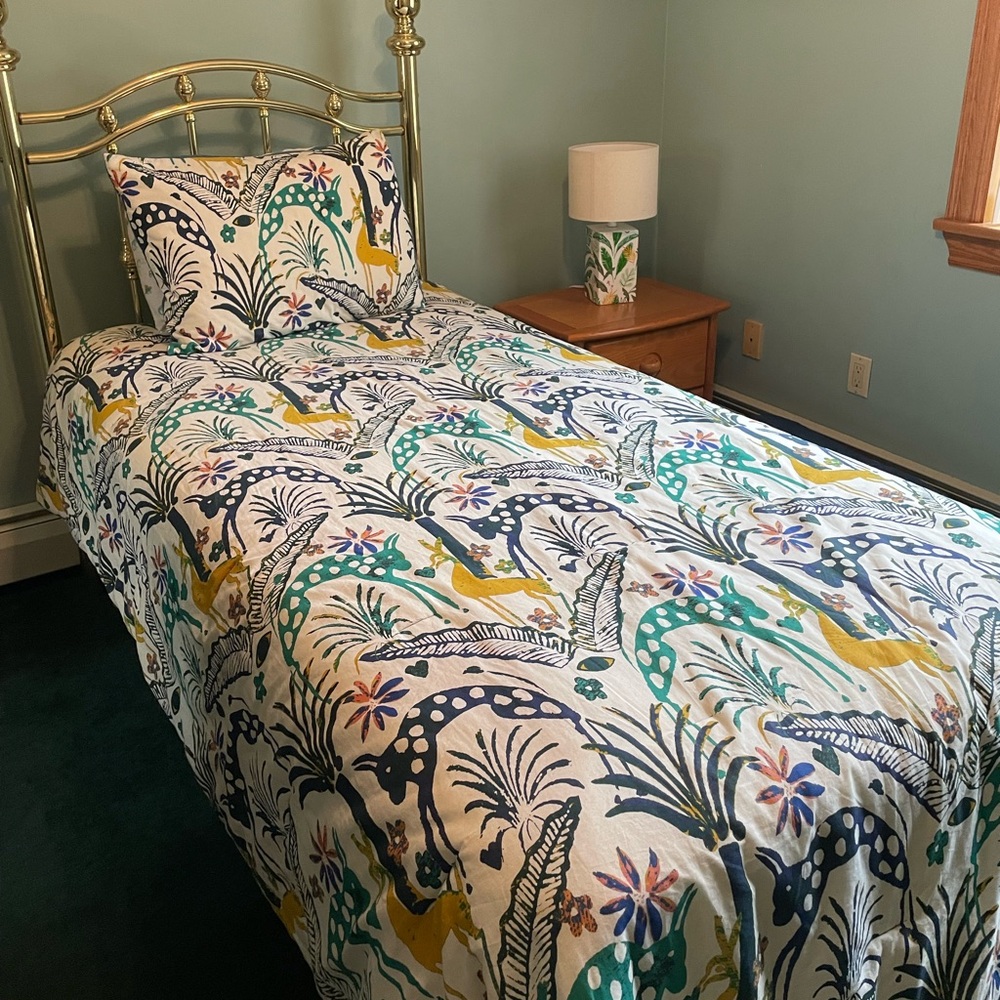 Opalhouse Animal Print Bedding Set & Matching Lamp